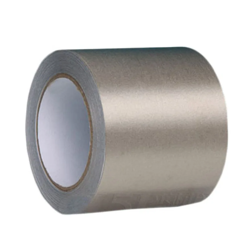 

5mm/10mm/15mm/20mm Width 20M Silver Conductive Fabric Cloth Tape LCD EMI Anti-Radiation shield double-sided Silver grey tape