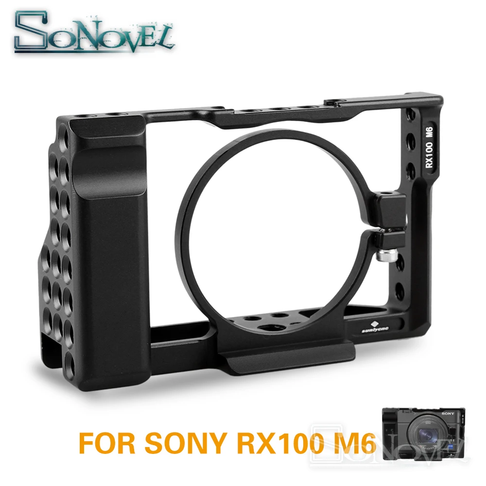 Aluminum Alloy Camera Cage for Sony RX100 M6 Camera Stabilizer For Sony RX100 VI DSLR Cage / Camera frame Aluminum Alloy Camera Cage for Sony RX100 M6 Camera Stabilizer For Sony RX100 VI DSLR Cage / Camera frame