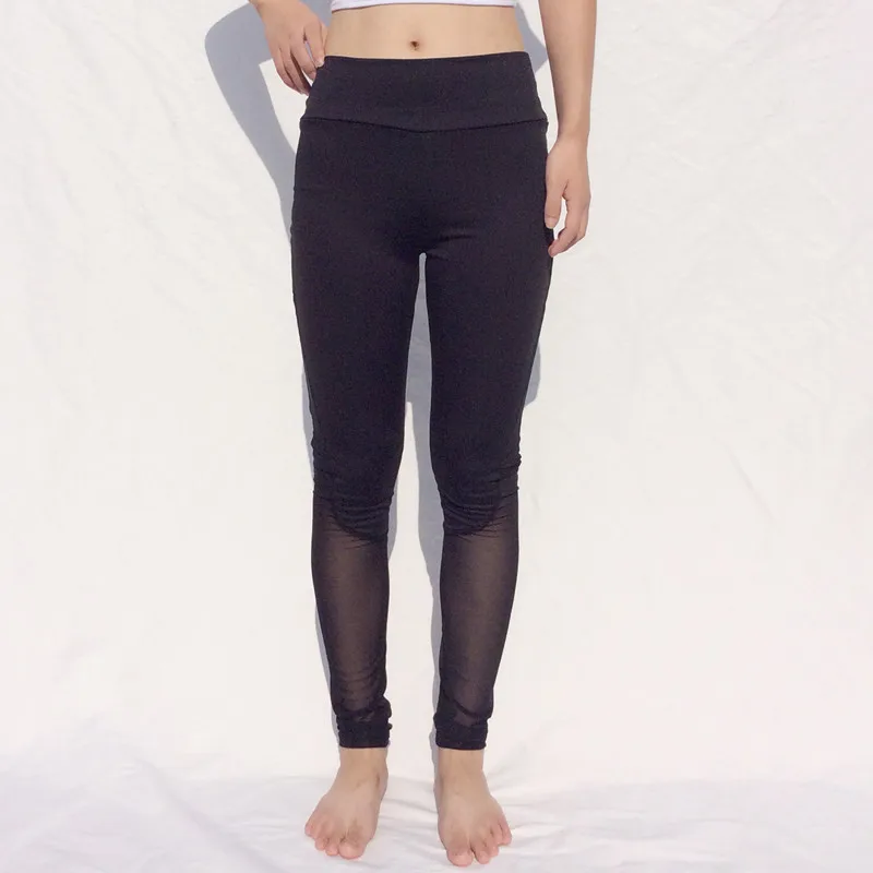 Женские спортивные Леггинсы для фитнеса, женские спортивные сетчатые штаны для йоги, спортивные Леггинсы для йоги, трико для фитнеса, брюки для женщин