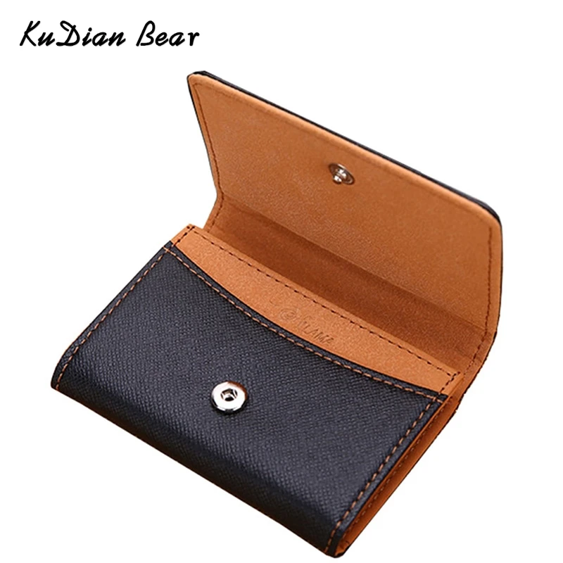

KUDIAN BEAR Brand Leather Men Wallet Coin Pocket Korean Card Holder High Quality Hasp Male Purse Carteira BID114 PM49