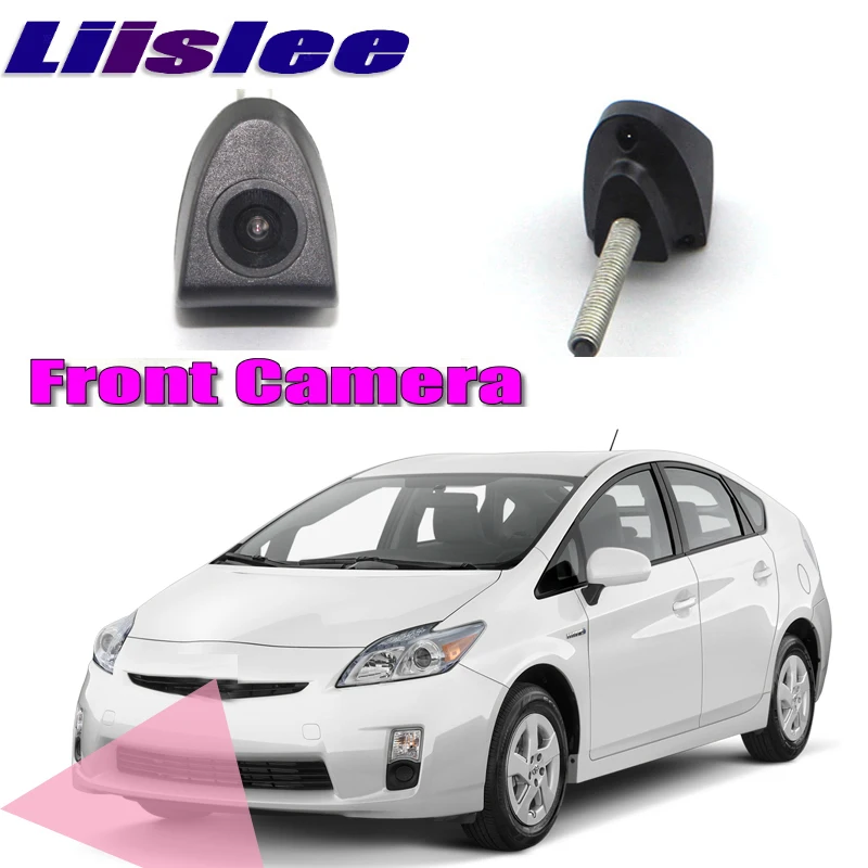 LiisLee Автомобильная фронтальная камера для Toyota Prius XW30 2009 2015 2014 передняя решетка
