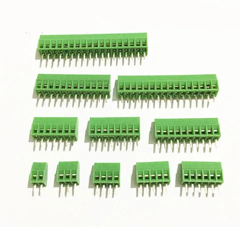 50 шт. в партии универсальный 2 54 мм шаг 3 Pin полюса PCB винт клеммный блок разъем|Соединители| |