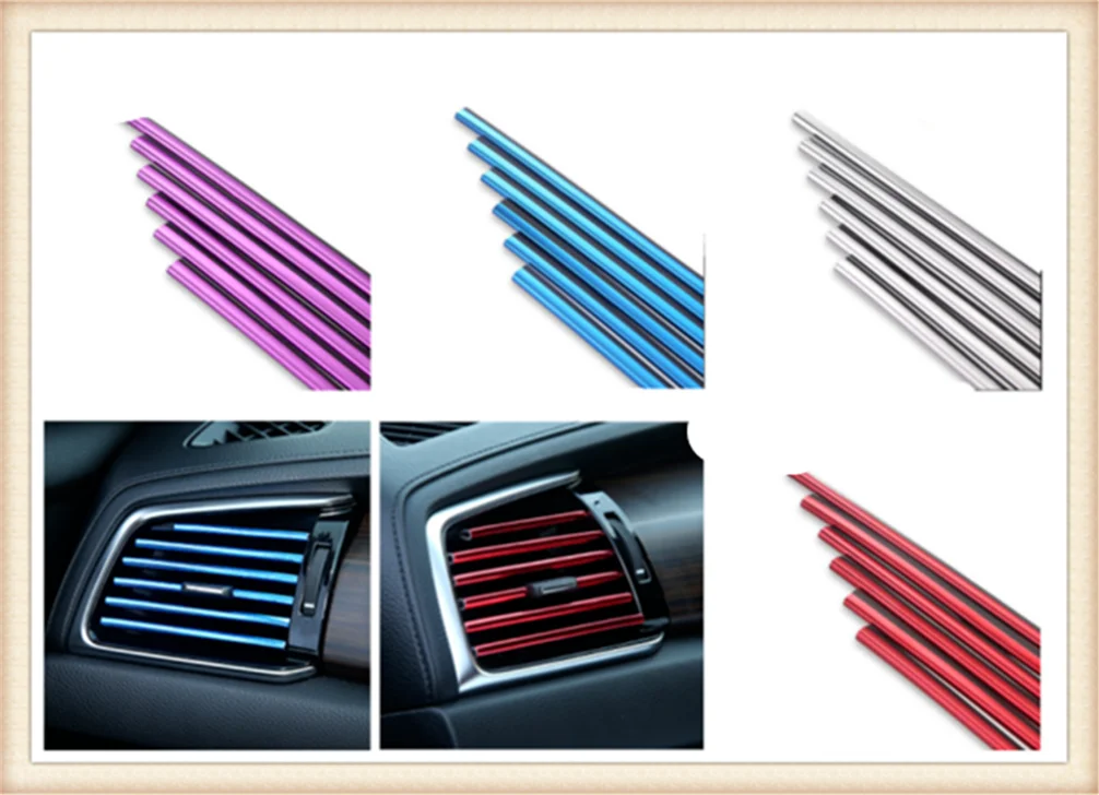 

Auto parts air conditioner socket clip decorative strip for Volkswagen VW POLO Golf 4 Golf 6 Golf 7 CC Tiguan Passat B5