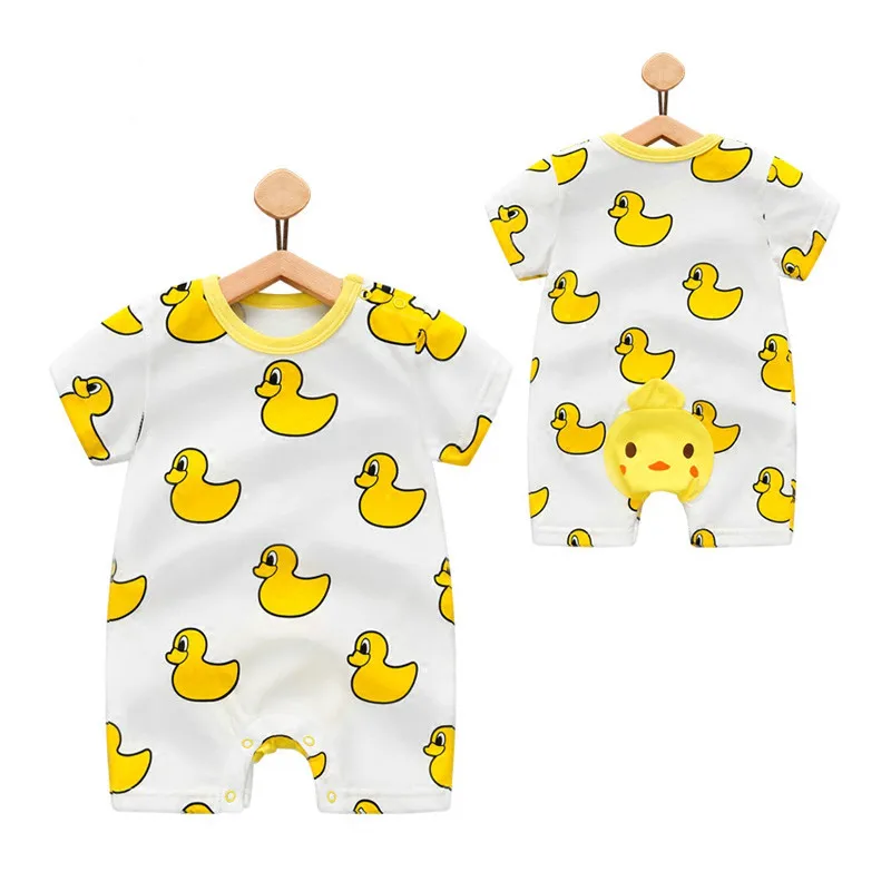 Orangemom 2017 summer Baby Boy Bodysuits PP cartoon cute overalls for infants Baby Jumpsuit ,  Roupa Menino bebes  vestidos body