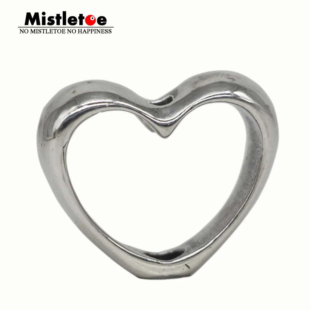 

Mistletoe 925 Sterling Silver In your Heart Pendant Charm Fit European Toll 3.0mm Jewelry Without Necklace