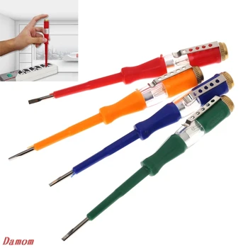 

Colorful Test Pen Portable Flat Screwdriver Electric Tool Utility Light Device