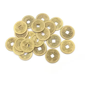 

20PCS Lucky Emperor Qing Home Decor Random Send Chinese Feng Shui Fortune Coin For Wealth Success
