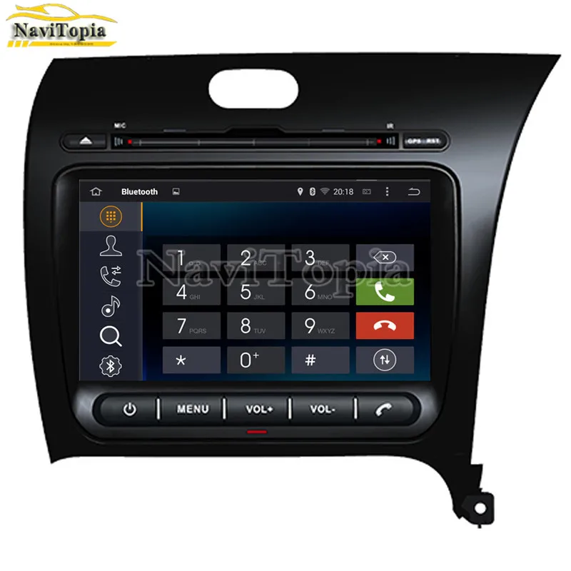 Discount NAVITOPIA 4G RAM 64G ROM PX6 Six Core Android 9.0 Car DVD GPS Navigation for Kia Cerato/K3/Forte RHD 2013 2014 2015 2016 2017- 7