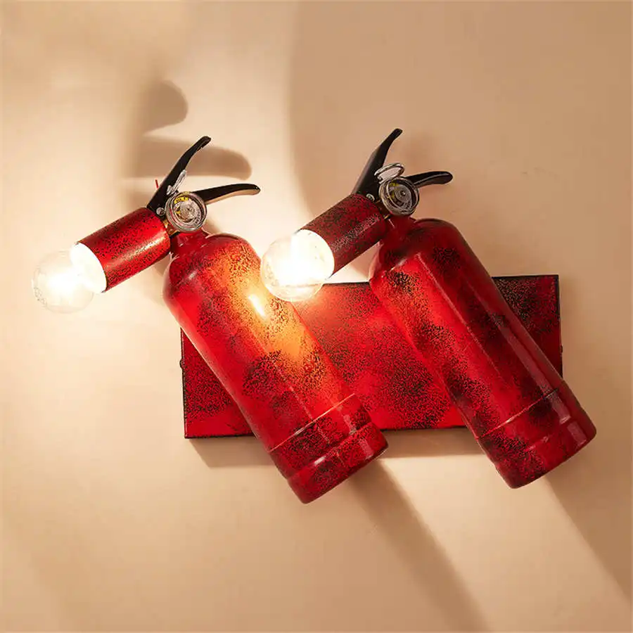

American industrial led wall lamp for dining room vintage loft decor bar kitchen coffee store stairs wall sconces light fixtures