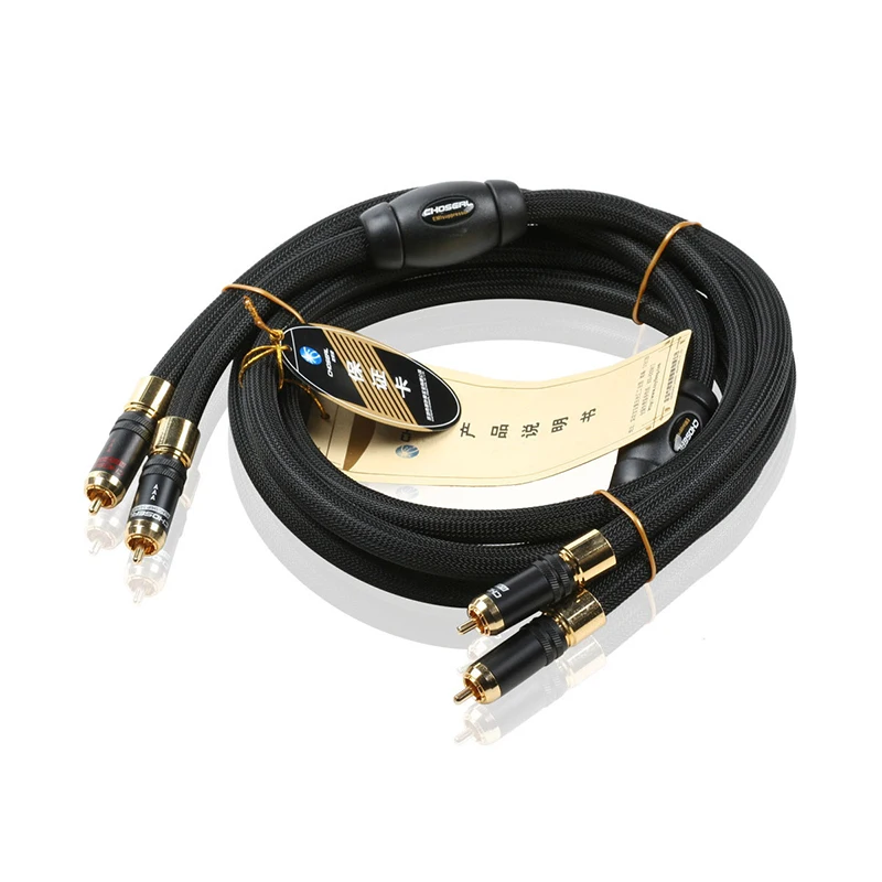 Цифровой коаксиальный кабель Choseal AB-5408 Hi-Fi Super AV 6N OCC с позолоченным покрытием Y |