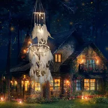 very beautiful decorationHandmade Dreamcatcher Feathers Night Light Car Wall Hanging Decor Room Home Decor