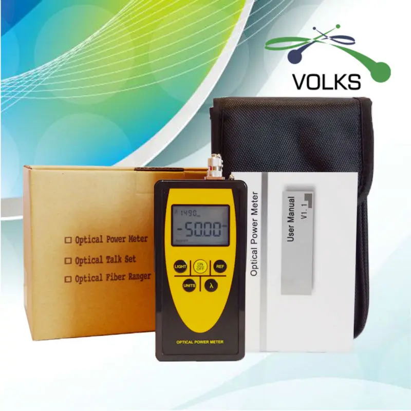 

Optical power meter VD809T -70~+6dBm with FC interchangeable Connector for Ftth test