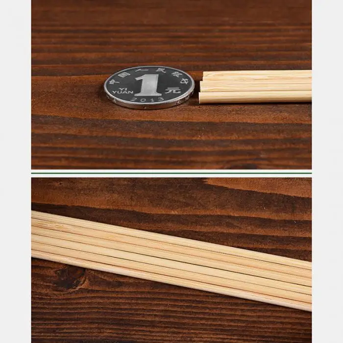 Горячий крепкий шампур из бамбуковых палочек барбекю Фруктовый Шашлык Из Натурального Дерева 25 см палочки шампур