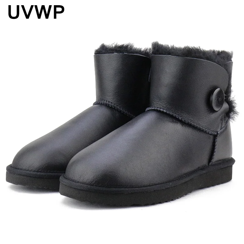 

Fashion Brand Women Boots Natural Fur Winter Boots Shoes for Women Ankle Boots 100% Genuine Sheepskin Leather Short Boots