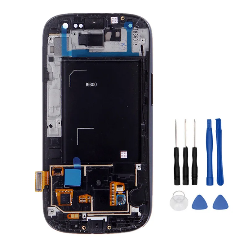 

For Samsung Galaxy S3 LCD Screen Touch Digitizer For Samsung Galaxy S3 Display GT-i9300 i9300 With Frame