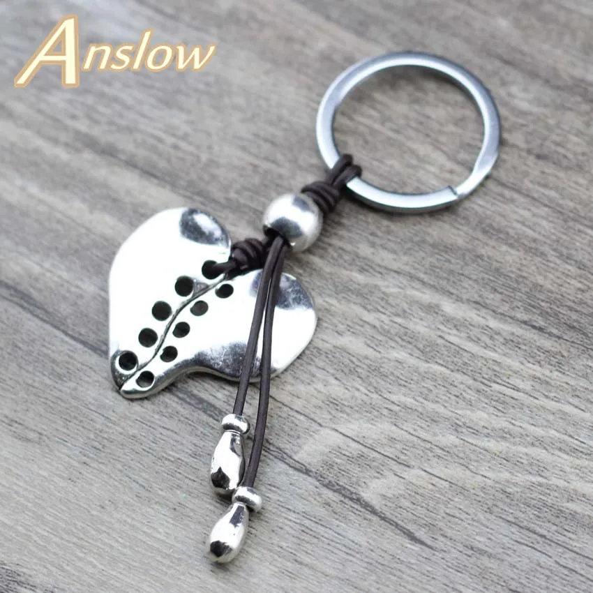 Anslow, фирменный дизайн, сердце, брелок для ключей, подвески для ключей, аксессуары для автомобильных ключей, брелок на сумку для мужчин, подарок LOW0002KY