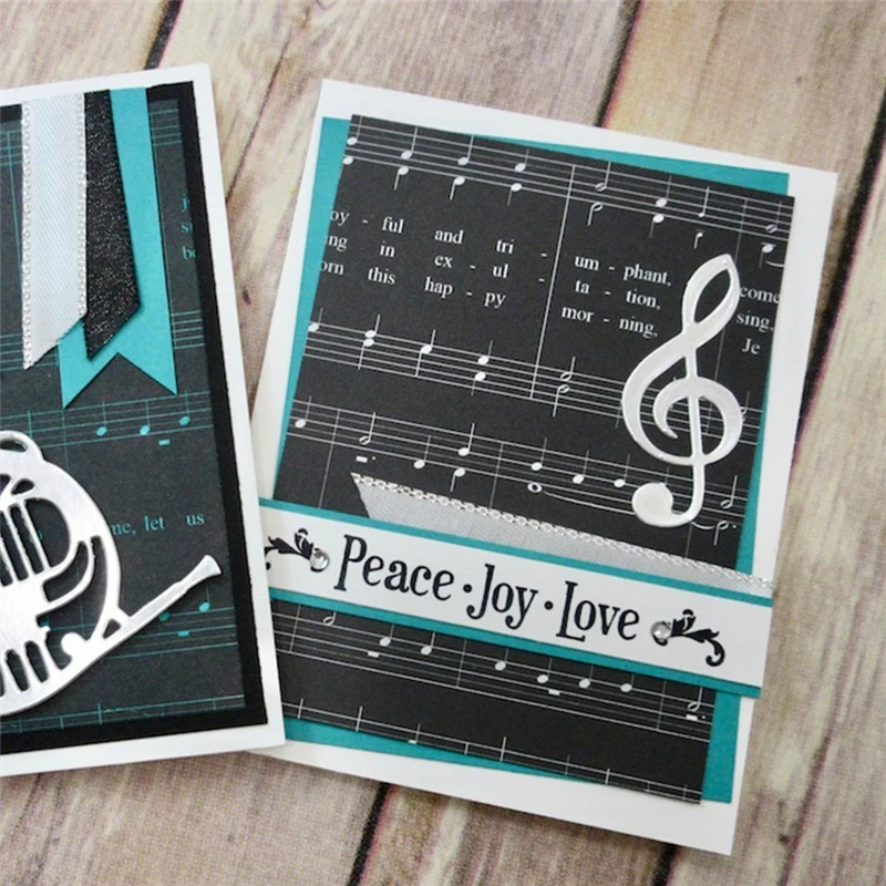

GJCrafts Musical Instruments Metal Cutting Dies New 2019 for Dies Scrapbooking Craft Dies Album Embossing Decor Stencil Dies