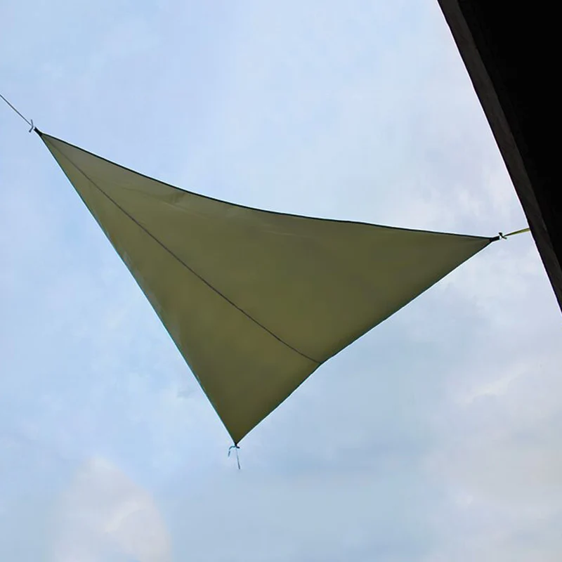 3/4/5/6 m sombra pesada vela sol dosel cubierta exterior trilateral jardín toldos impermeables paño parasol de verano para coche