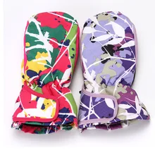 Детские перчатки зимние теплые для маленьких мальчиков Спортивная одежда для катания на лыжах ветрозащитные уличные перчатки Спорт сноуборд Cyling детские варежки Прямая