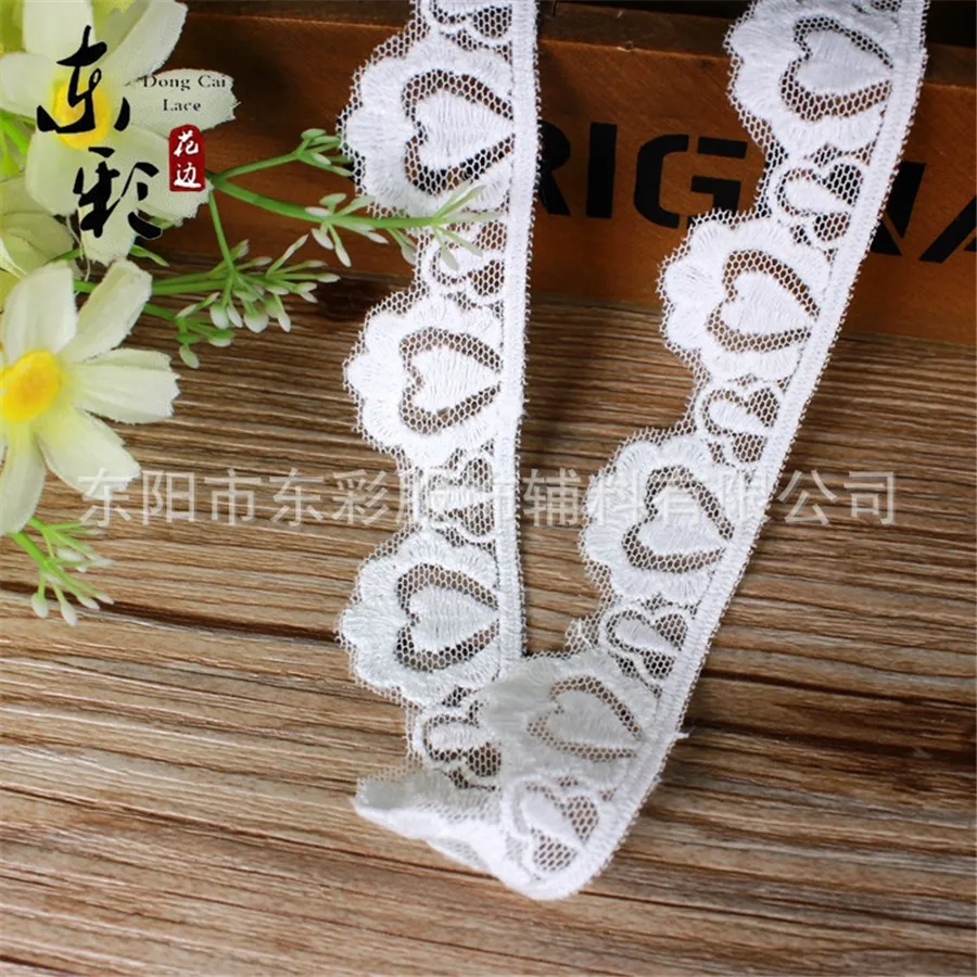 WEBEEDY Ruban En Dentelle Blanche De 16 Yard 3.8cm De Large