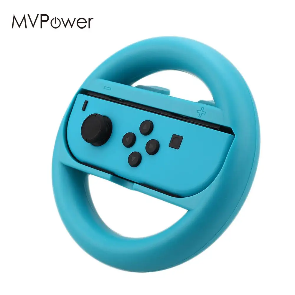 Nintendo Switch Joy Con Wheel FOR THE NEW Mario Kart 8 2 Pack Red+Blue