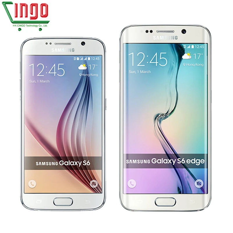 Samsung Galaxy S6/S6 Edge G925F Mobile Phone Octa Core 3GB RAM 32GB ROM LTE 16MP  Android 5.0 Unlocked SmartPhone