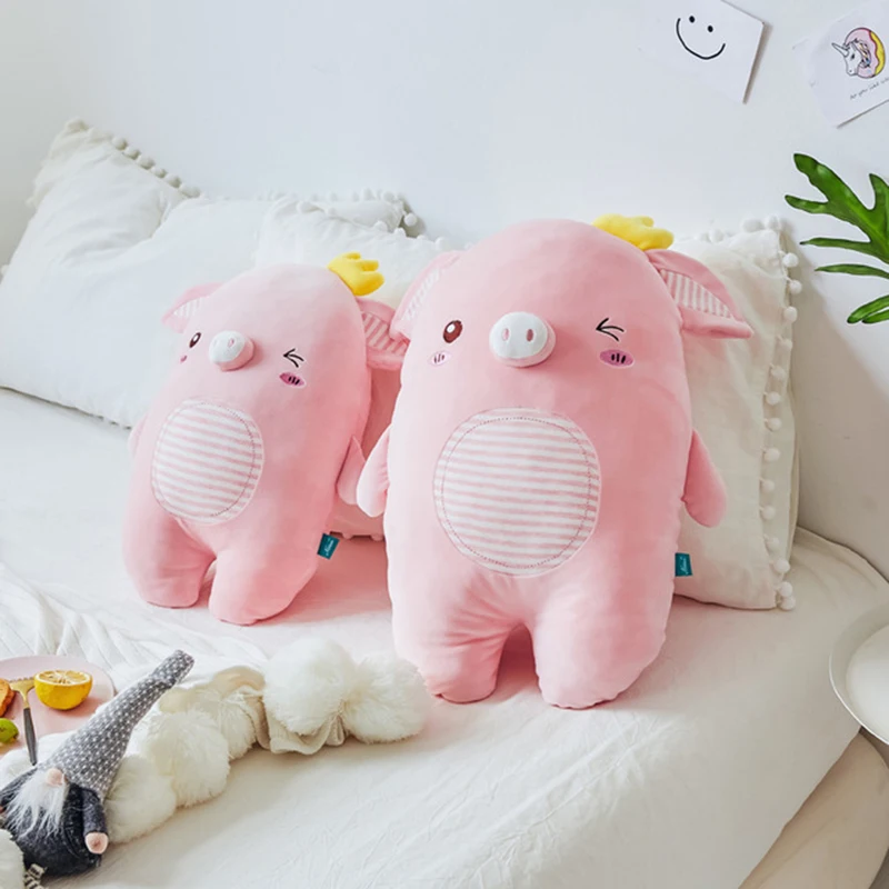 Свинка подушка в форме поросенка кукла милая девочка плюшевая игрушка на