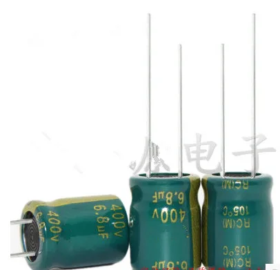 400V 6,8 мкФ 150 мкФ 6,8 мкФ 400V Объем электролитного конденсатора 10х13 лучшее качество; Новинка; оригинальная Зап