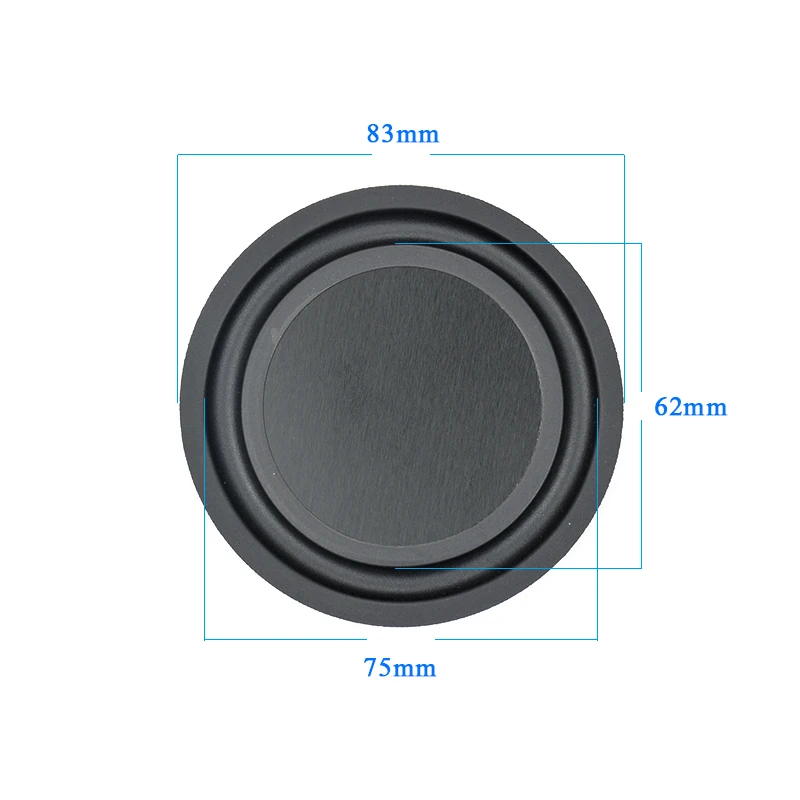 AIYIMA 2Pcs 3.5Inch 85MM Loudspeaker Bass Vibrating Diaphragm Passive Plate Speakers Bass Aids