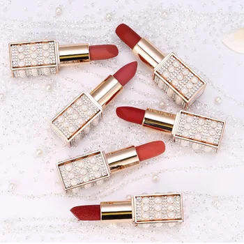 

Soft Smooth Velet Matte+Shimming Lipstick Waterproof Sexy Lipstick Long Lasting Easy To Color Non Sticky Cup Matte Lipstick