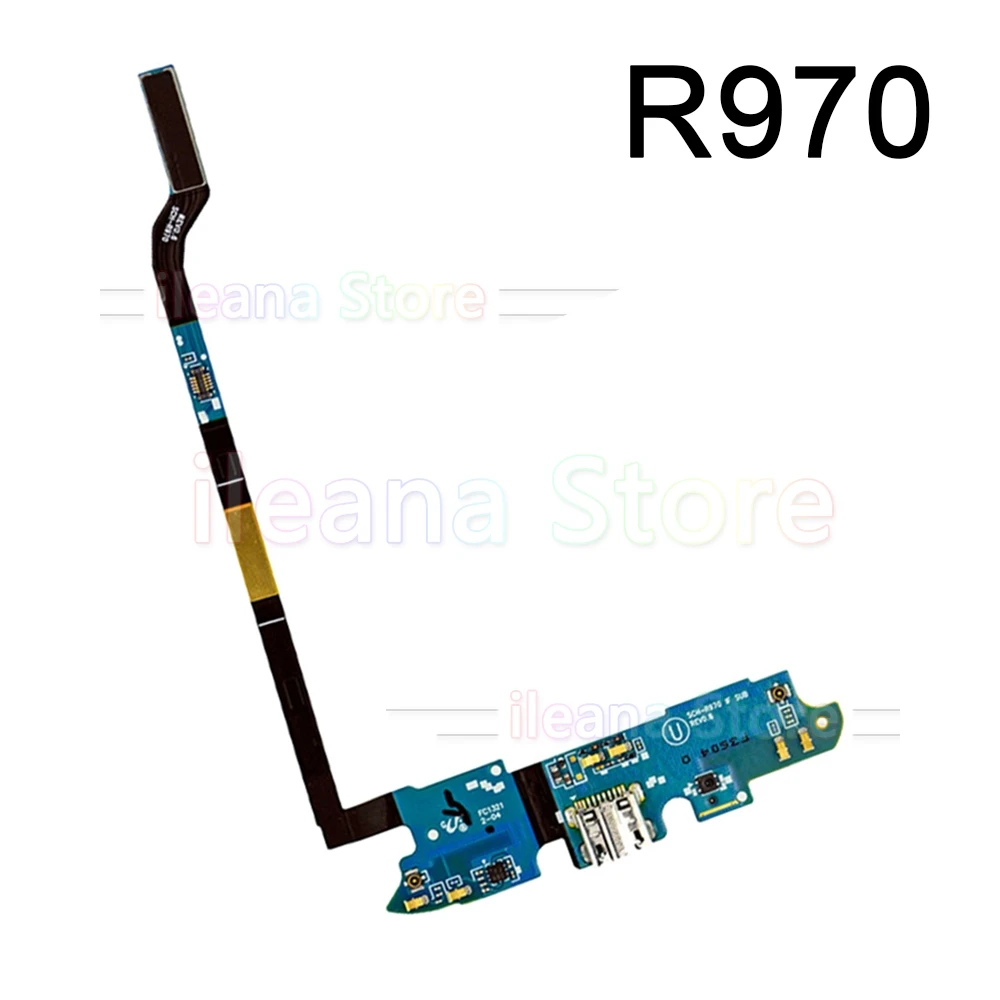 Оригинальная USB зарядная плата зарядный порт разъем док-станция гибкий кабель для samsung Galaxy S4 i9500 M919 I337 i9505 4G i545 микрофон запчасти