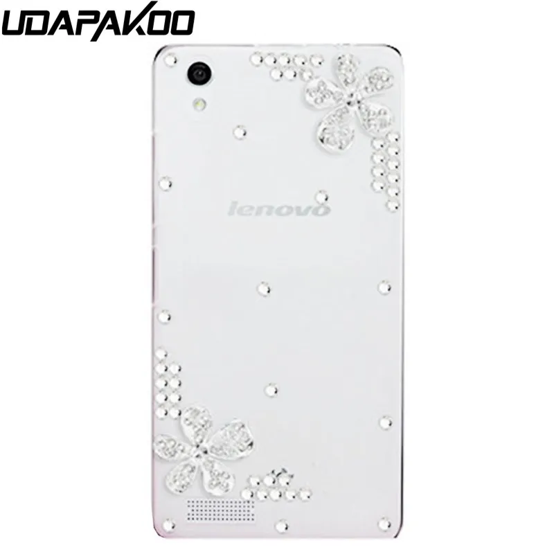 Udapakoo 3D Bling Crystal Rhinestone Case for Lenovo A516 A1000 ZUK Z1 Z2 K8 Note transparent Clear Diamond Cover |