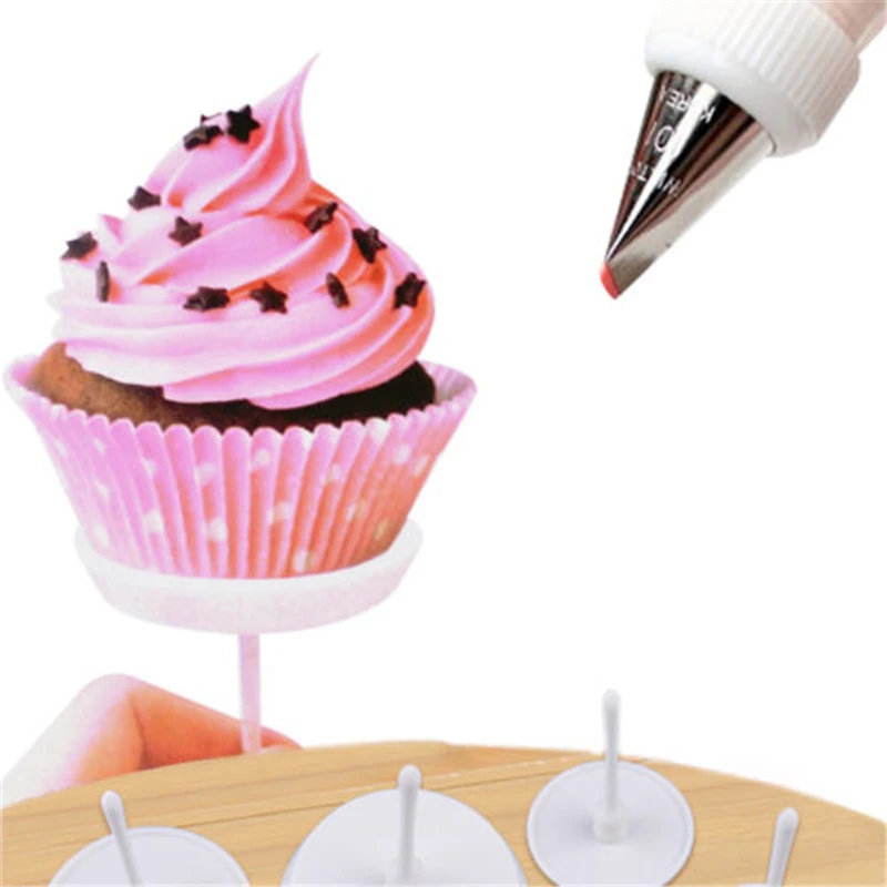 1 комплект/4 шт Sugarcraft кекс торт стенд глазурь Крем Цветок украшения ногтей набор инструментов