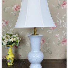 Винтажные китайские фарфоровые керамические настольные лампы для спальни, гостиной, свадебные настольные лампы Jingdezhen европейские настольные лампы