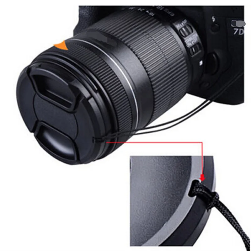 Защитная крышка объектива Foleto 49 52 55 58 62 67 72 77 82 мм Универсальная для Canon Nikon Sony