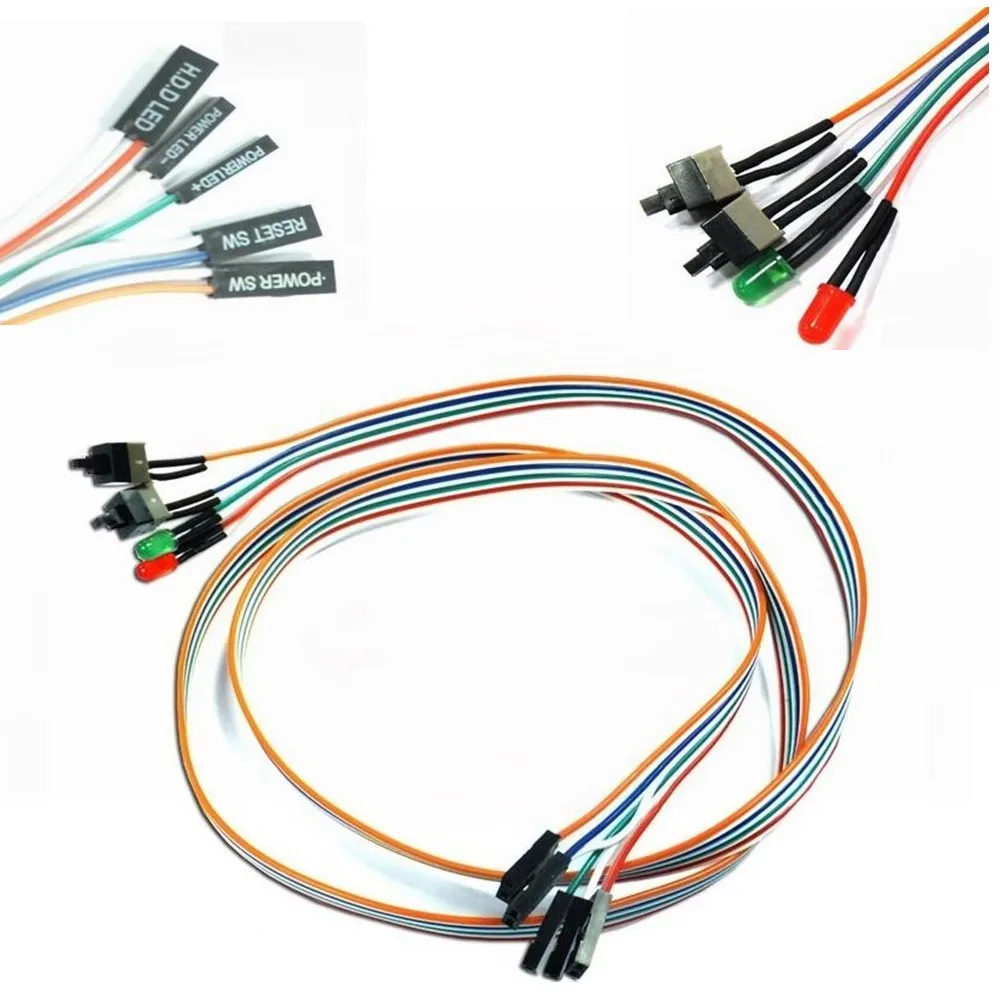 Host Motherboard Power Cable Adapter Cord Computer Mainframe