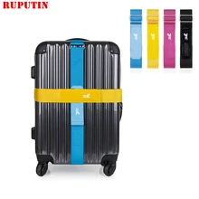 

Adjustable Suitcase Strap Travel Luggage Straps Buckle Baggage Tie Luggage With Creative Thickening Bag Belt Travel Accessories