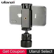 Универсальный держатель штатива для телефона с зажимом и шариковой головкой на 360 градусов, винт 1/4 дюйма для iPhone, huawei, смартфона, экшн-камеры