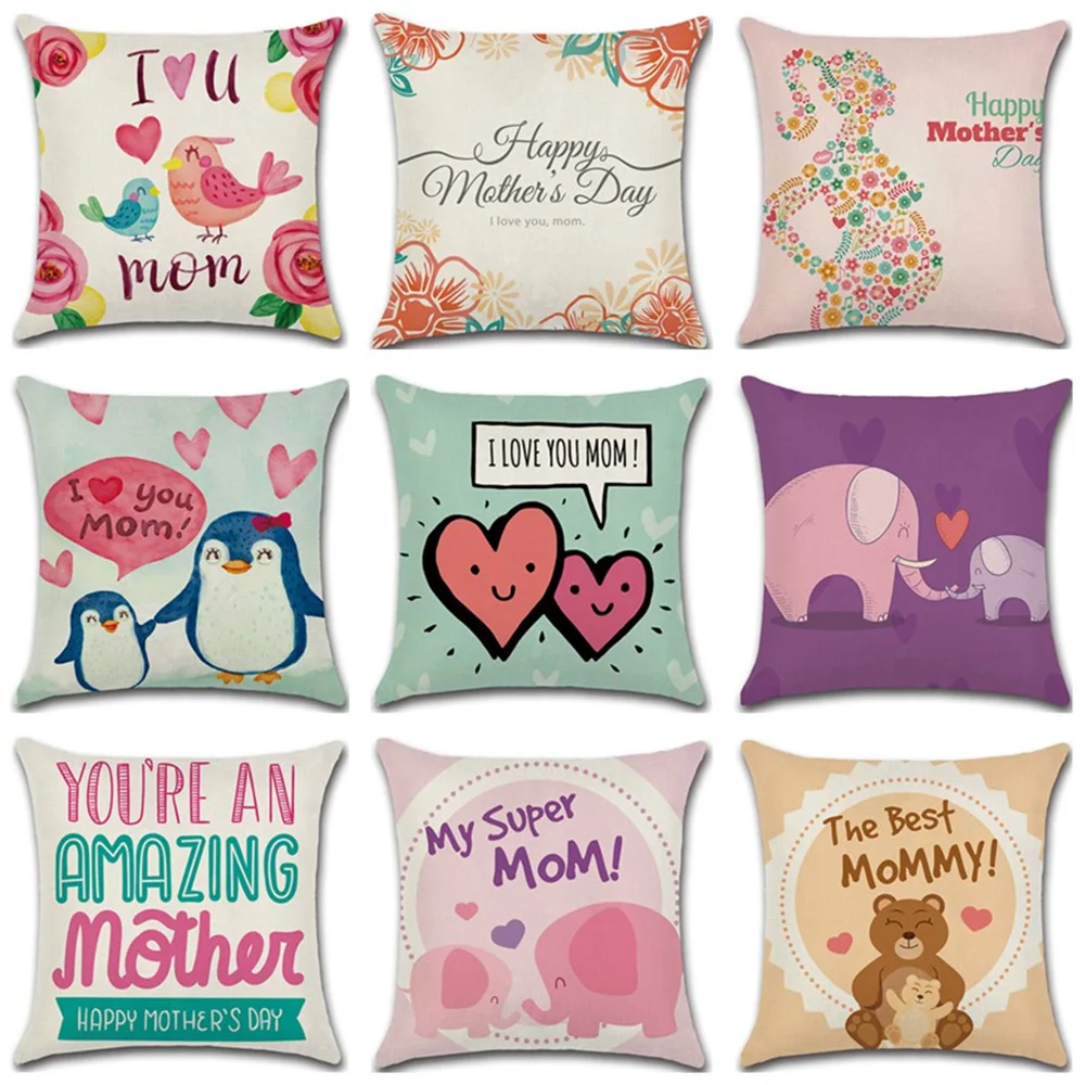Mother's Day Decorative Pillow Happy Mothersday Gift