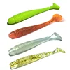 Lot d'appâts artificiels souples en Silicone avec queue en T pour la pêche à la turlutte, pack de leurres pour attraper des poissons tels que les ménés, les carpes et les aloses, 5cm, 0.7g, 50 pièces ► Photo 3/6