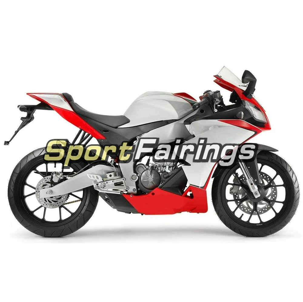 Выполните Обтекатели для Aprilia RS4 125 2006-2011 06 07 08 09 10 11 инъекций ABS мотоцикл обтекатель комплект красный серебристый carenes