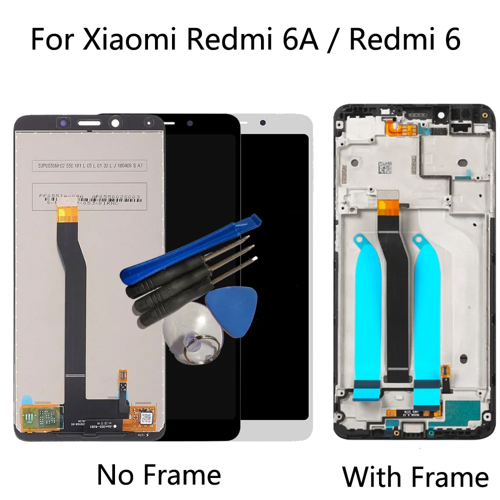 Original Tested Display 5.45" For Xiaomi Redmi 6A / Redmi 6 LCD Display ...
