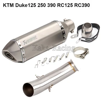 

Motorcycle Akrapovic Exhaust Muffler Pipe MID Link Pipe System For KTM DUKE 390 RC390 DUKE 125 250 RC 390 RC125 2017 2017 2019