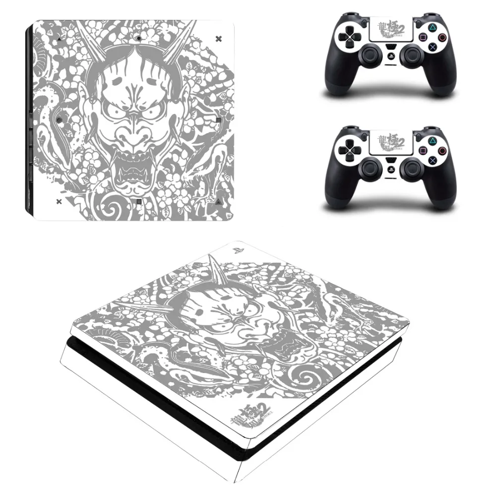 Индивидуальный дизайн волк Дракон PS4 тонкая кожа Наклейка виниловая для консоли Playstation 4 и 2 контроллеров PS4 тонкая кожа Наклейка