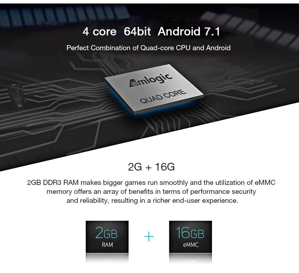 KII PRO DVB-S2 DVB-T2 S905d Android 7,1 ТВ приставка четырехъядерный 2 Гб 16 Гб K2 pro DVB S2 4K медиаплеер 2,4/5 ГГц двойной Wifi приставка