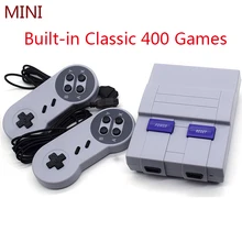 Game Console Retro Classic Handheld Game Player Console Portable Mini Family TV Video Consoles Built-in 400 Games Dual Gamepad