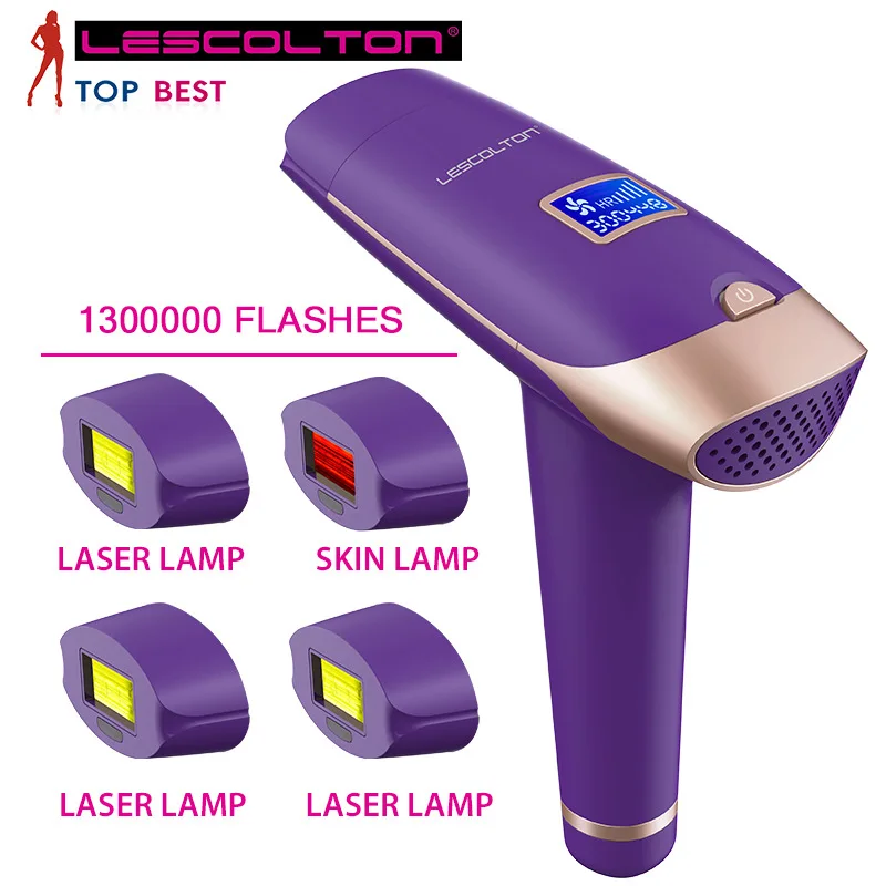 4в1 лазерный эпилятор IPL лазерная эпиляция и устройство для омоложения кожи Перманентный ЖК-лазерный эпилятор безболезненная бритва