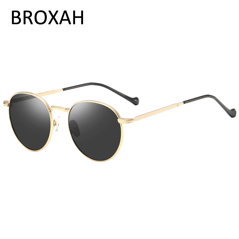 Fashion Metal Round Sunglasses Women Men Brand Designer 2019 Polarized Sunglasses Female Driving Glasses UV400 Gafas De Sol