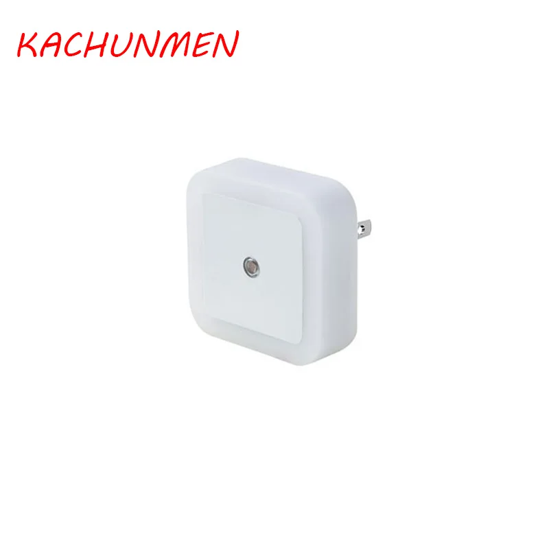 

EU US plug small night light sensor square LED night light 85-220V wall lamp