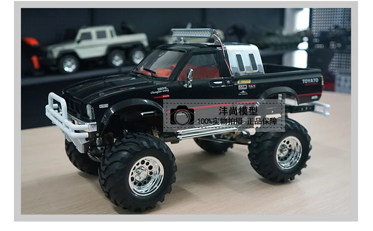 HG P407 1/10 2,4G 4WD 3CH матовый ралли Rc автомобиль TOYATO Металл 4X4 пикап Рок Гусеничный RTR игрушка черный белый подарки для мальчиков Дети